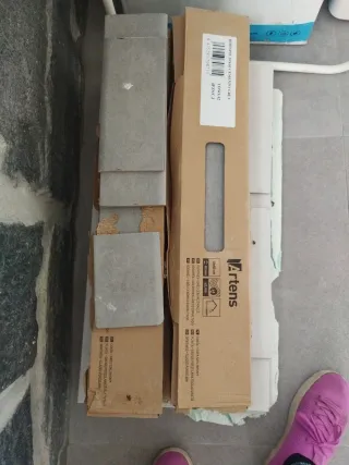 Rodapié Cemento Gris Artens 10x60