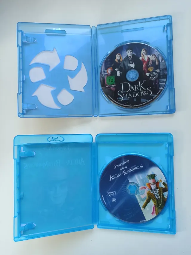 Pack 2 Blu-ray: Dark Shadows y Alicia