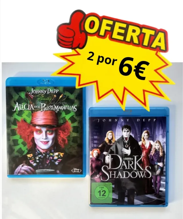 Pack 2 Blu-ray: Dark Shadows y Alicia