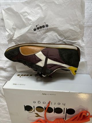 Diadora Heritage Talla 44 Marrón Multicolor