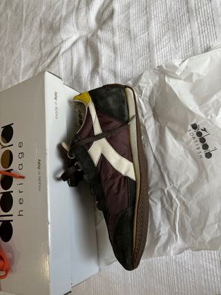 Diadora Heritage Talla 44 Marrón Multicolor