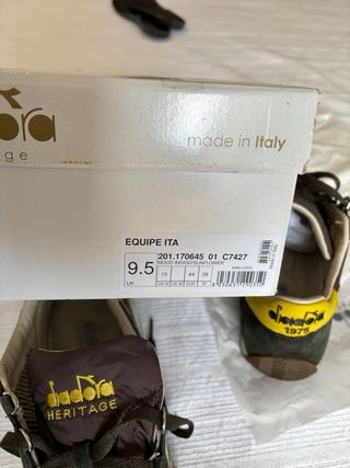 Diadora Heritage Talla 44 Marrón Multicolor