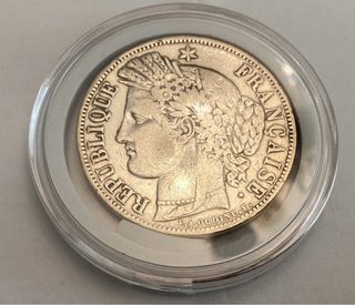 5 Francos 1850 Plata