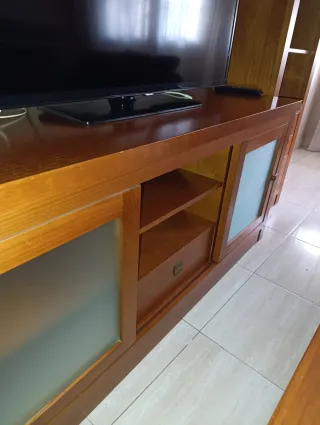 Mueble de salón modular madera