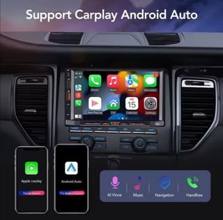 Radio Coche Android 11 GPS WiFi 7 CarPlay