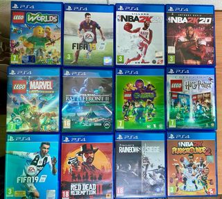 Lote PS4 Slim + 17 Videojuegos + 2 Mandos