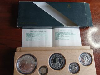 Coleccion Monedas Plata,  1989, NO ACEPTO OFERTAS 