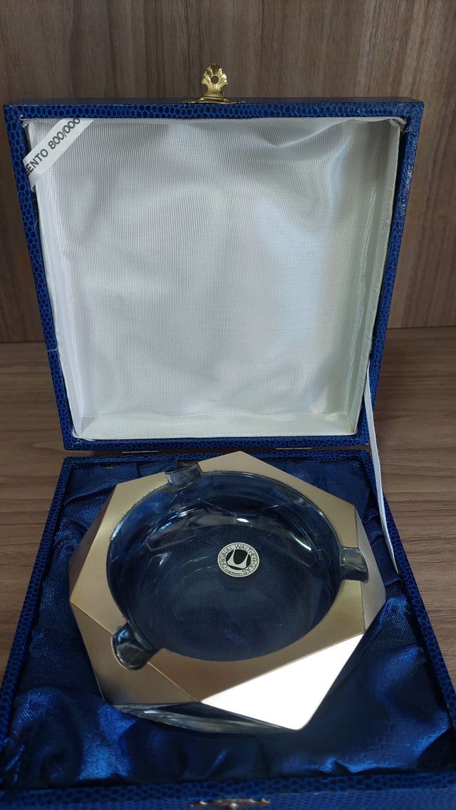 Posacenere WaltherGlass placcato argento