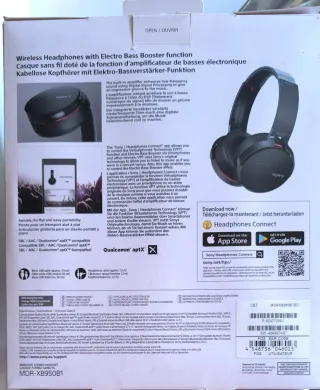 Auriculares Sony MDR-XB950B1 Inalámbricos BT