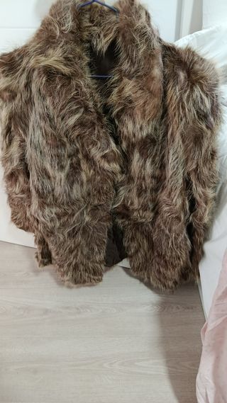 Abrigo de piel natural Talla M