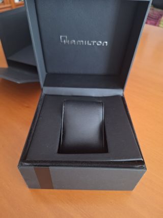 Caja Reloj Hamilton Negra