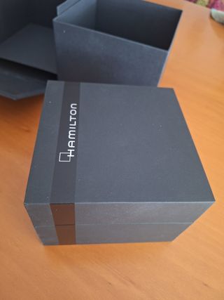 Caja Reloj Hamilton Negra