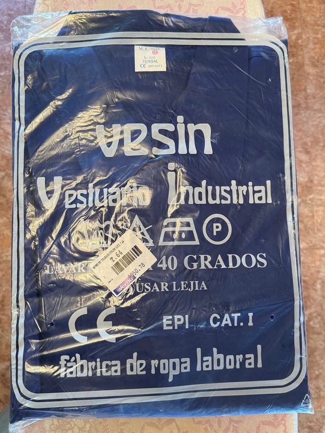 Mono de trabajo azul Vesin Talla 64
