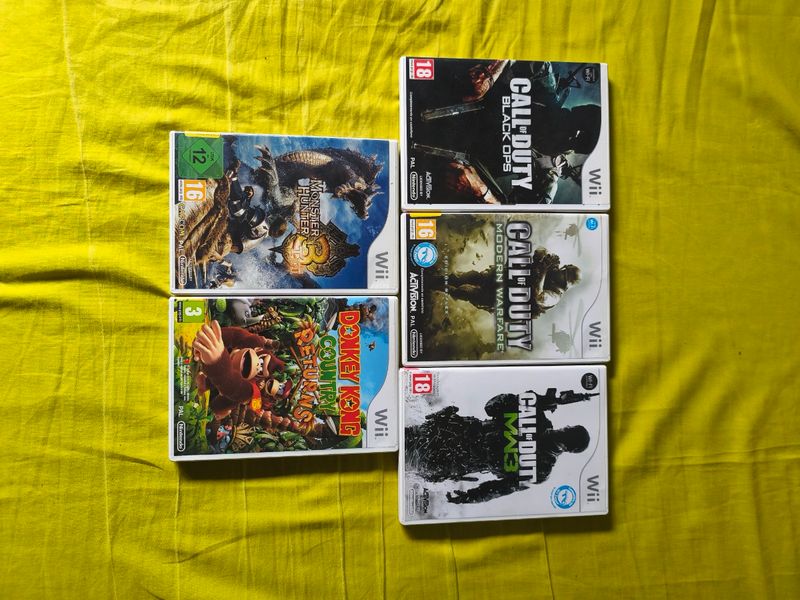 Imagen de Juegos Wii: Call of Duty, Donkey Kong, Monster H.