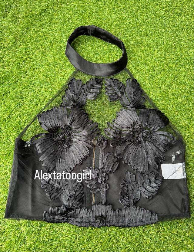 Top floral 3D Talla S