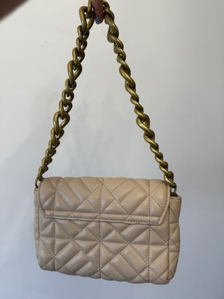 Bolso Zara beige