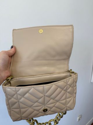Bolso Zara beige