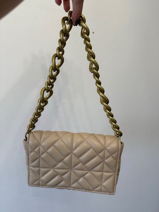 Bolso Zara beige