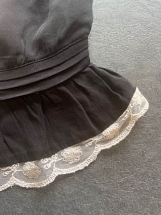 Top ZARA encaje lencero TL como nuevo