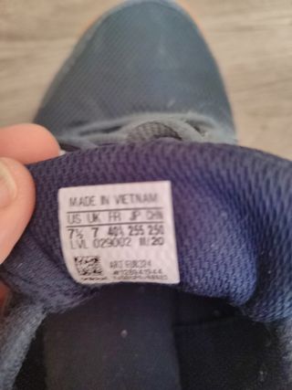Deportivas Adidas Talla 40 Azul y Blanco