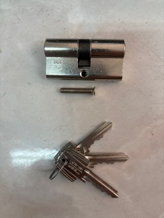 Bombín Cerradura + 3 Llaves