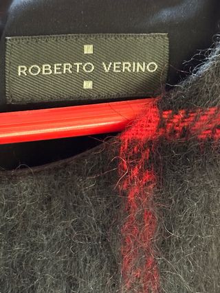 Vestido Roberto Verino Negro y Rojo