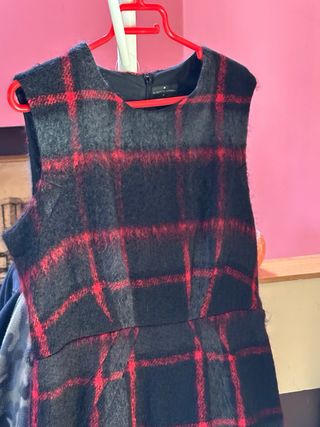 Vestido Roberto Verino Negro y Rojo