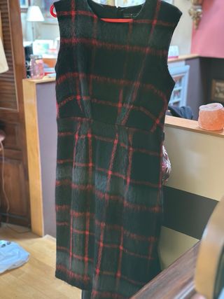 Vestido Roberto Verino Negro y Rojo