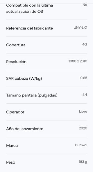 Huawei P40 Lite Verde