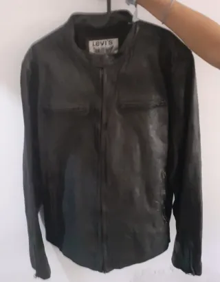 Chaqueta Cuero Levi's Vintage Negra