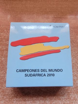 Moneda 10€ Plata Mundial Sudáfrica 2010 CAMPEONES
