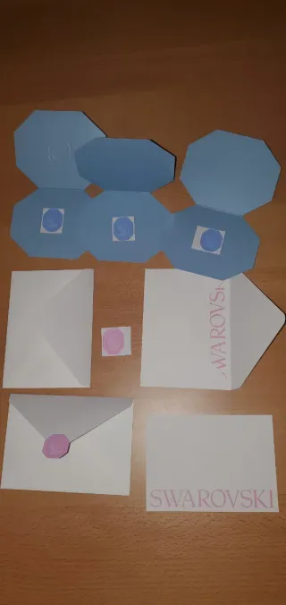 Set biglietti e buste Swarovski
