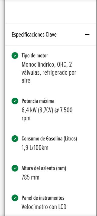 Honda Vision 110 casi nueva