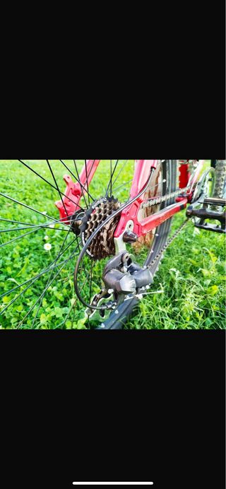 Bicicleta  roja