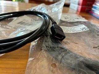 2 Cables USB Extensor Negro