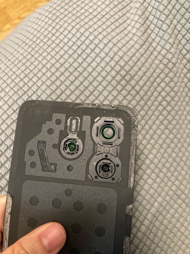 Câmera traseira Redmi Note 14 em vidro