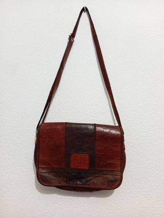 Bolso bandolera de mujer de piel