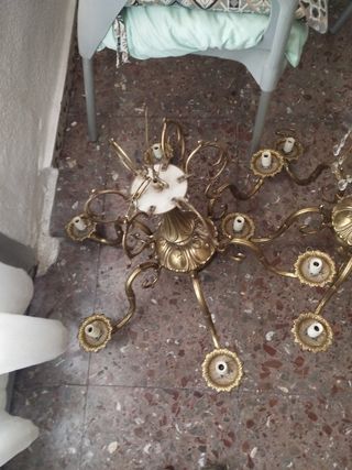 Lámparas de bronce estilo clásico