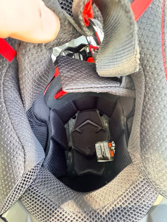 Casco O'Neal Motocross rojo/Negro