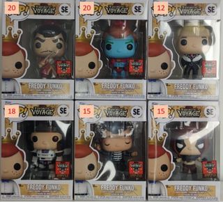 Pack 6 Funkos Freddy Funko Funtastic Voyage
