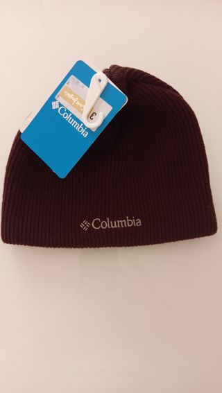 Gorro Columbia lana marrón