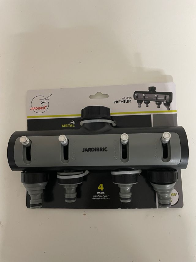 Adaptador grifo jardin 3/4 4 vías