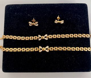 Conjunto Adrien Mann: Gargantilla, Pulsera y Pendi