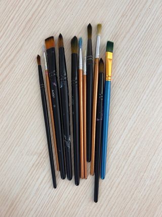 Kit Pintura Artix Lienzo Beissier Pinceles
