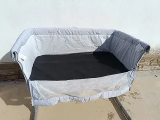 Lettino da letto. Next2me Chicco grigio