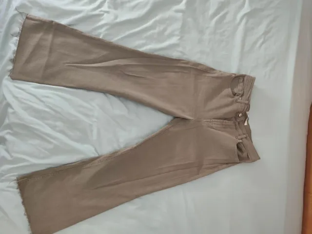Pantalón Mango Beige Talla 38