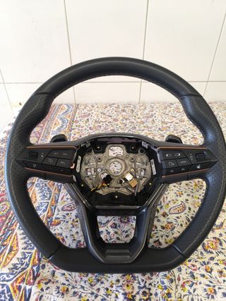 Volante Cupra Gris con Levas