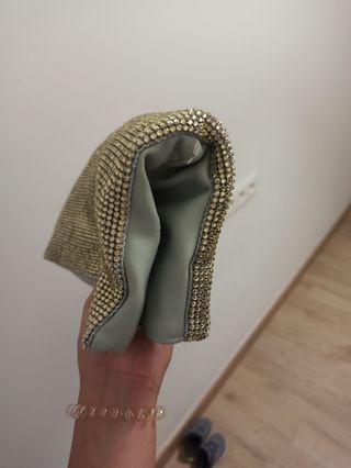Bolso de fiesta dorado