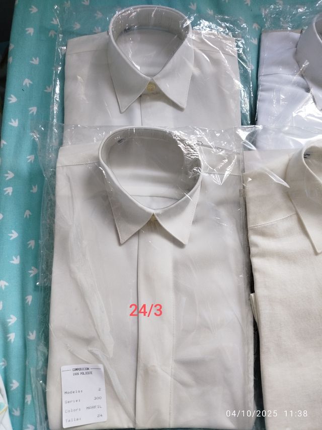 Camisas niño/adolescente Tallas 24-35