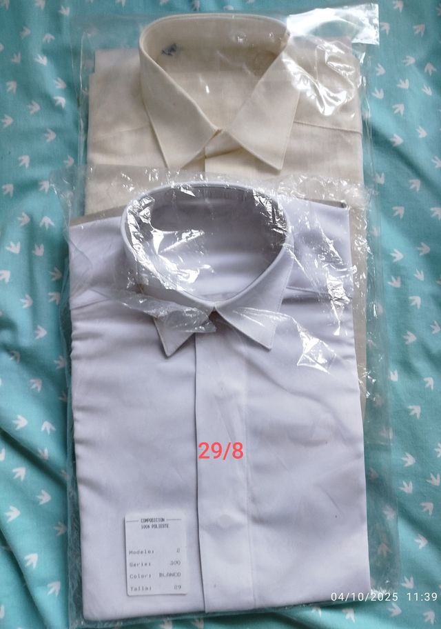 Camisas niño/adolescente Tallas 24-35